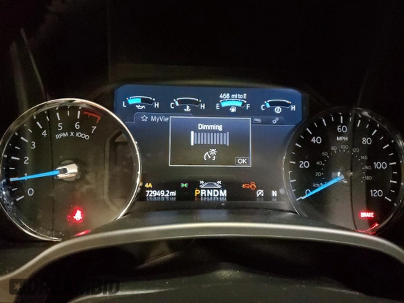 2021 Ford Expedition Max Limited with VIN 1FMJK2AT9MEA26586, listed as a Copart auction lot 54862075 with 72,949 mi miles and Salvage Title. Bid and sale history available at DreamBid. Image 9.