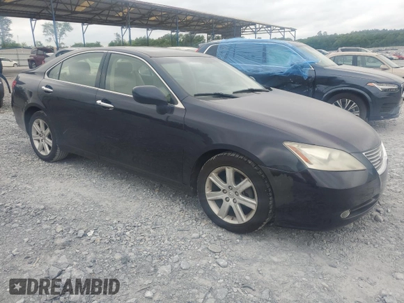 2007 Lexus ES 350 with VIN JTHBJ46G972133791, listed as a Copart auction lot 54972925 with 124,334 mi miles and Clean Title. Bid and sale history available at carsss.com. Image 4.