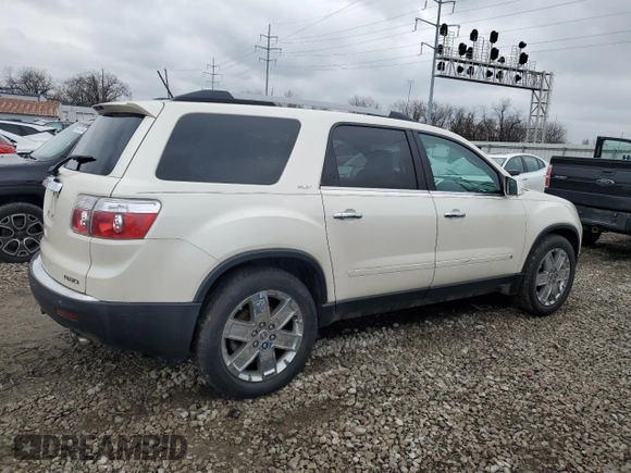 2010 GMC Acadia SLT2 with VIN 1GKLVNED7AJ173246, listed as a Copart auction lot 85988004 with 183,179 mi miles and Clean Title. Bid and sale history available at DreamBid. Image 3.