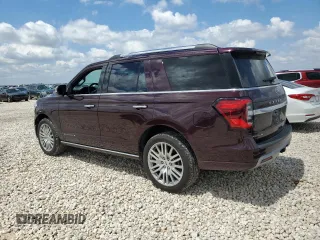 2024 Ford Expedition Platinum с VIN 1FMJU1M81REA40775, выставлен на аукционе Copart как лот 70694324 с пробегом 7 104 миль миль и Списание • Salvage title. История ставок и продаж доступна на DreamBid. Изображение 2.