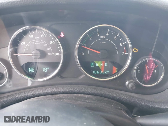 2015 Jeep Wrangler Unlimited Rubicon with VIN 1C4BJWFG9FL744927, listed as a IAAI auction lot 42169740 with 106,352 mi miles and . Bid and sale history available at DreamBid. Image 7.
