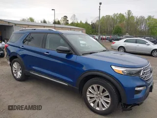 2022 Ford Explorer Limited z VIN 1FMSK8FH6NGA71633, wystawiony jako IAAI lot #42000085 z przebiegiem 58 276 mil mil oraz . Historia ofert i sprzedaży dostępna na DreamBid. Obrazek 1.