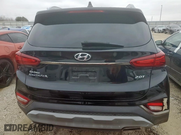 2019 Hyundai Santa Fe Ultimate with VIN 5NMS53AA6KH045644, listed as a Copart auction lot 44563635 with 64,777 mi miles and Non Repairable. Bid and sale history available at carsss.com. Image 6.