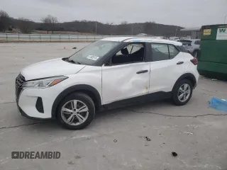 2023 Nissan Kicks S with VIN 3N1CP5BV0PL491104, listed as a Copart auction lot 41583515 with 113,396 mi miles and Salvage Title. Bid and sale history available at carsss.com. Image 1.
