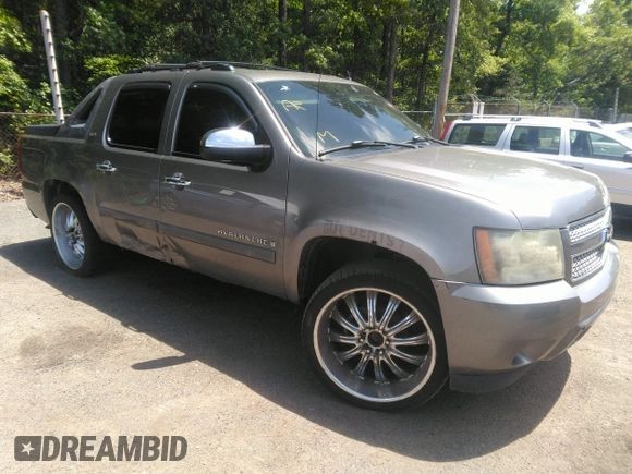 2007 Chevrolet Avalanche 3LT with VIN 3GNFK12397G266261, listed as a IAAI auction lot 42304396 with 187,573 mi miles and . Bid and sale history available at DreamBid. Image 1.