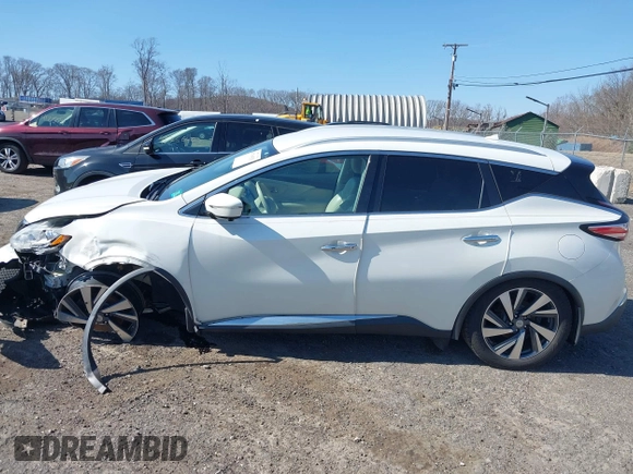 2015 Nissan Murano SL with VIN 5N1AZ2MHXFN206455, listed as a IAAI auction lot 41761533 with 126,514 mi miles and . Bid and sale history available at DreamBid. Image 14.