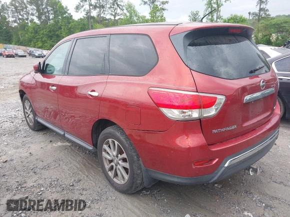 2013 Nissan Pathfinder SV with VIN 5N1AR2MM1DC678209, listed as a IAAI auction lot 42138615 with 200,000 mi miles and . Bid and sale history available at DreamBid. Image 3.