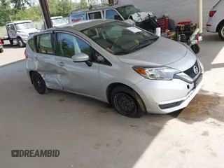 2018 Nissan Note SV with VIN 3N1CE2CP7JL355774, listed as a IAAI auction lot 42494190 with 67,047 mi miles and . Bid and sale history available at DreamBid. Image 1.