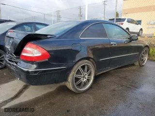 2003 Mercedes-Benz CLK-Class 3.2L with VIN WDBTJ65J63F034541, listed as a Copart auction lot 80896884 with 192,984 mi miles and Salvage Title. Bid and sale history available at carsss.com. Image 3.