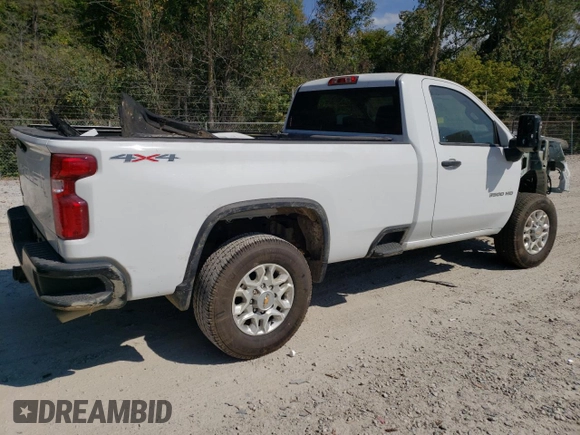 2024 Chevrolet Silverado 3500HD Work Truck with VIN 1GC3YSE71RF153620, listed as a Copart auction lot 71421264 with 14,166 mi miles and Salvage Title. Bid and sale history available at carsss.com. Image 3.