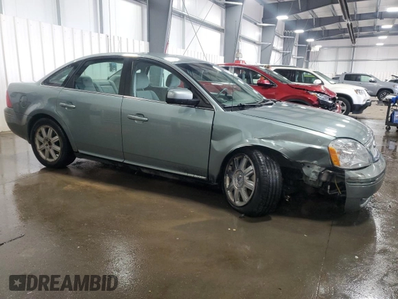 2007 Ford Five Hundred SEL with VIN 1FAHP24137G124283, listed as a Copart auction lot 67538064 with 87,954 mi miles and Salvage Title. Bid and sale history available at carsss.com. Image 4.