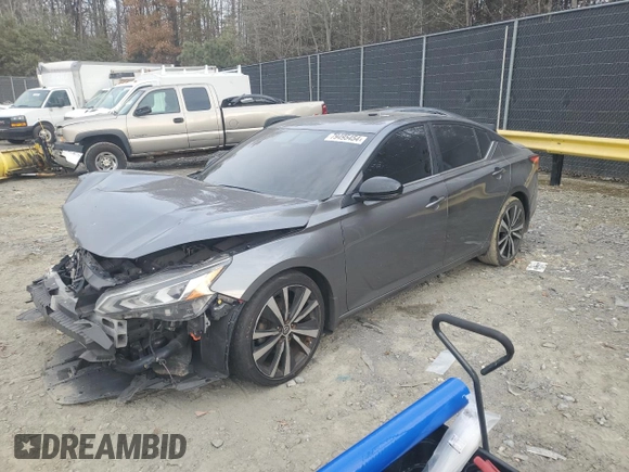2019 Nissan Altima SR with VIN 1N4AL4CV1KC225349, listed as a Copart auction lot 79495454 with 87,661 mi miles and Salvage Title. Bid and sale history available at carsss.com. Image 1.