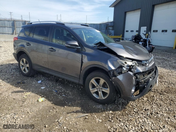 2015 Toyota RAV4 XLE with VIN JTMRFREV1FJ026981, listed as a Copart auction lot 49182755 with 117,320 mi miles and Non Repairable. Bid and sale history available at carsss.com. Image 4.