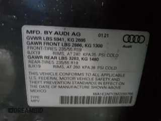 2021 Audi Q5 Premium Plus with VIN WA1E2AFY2M2055766, listed as a Copart auction lot 88973645 with 47,324 mi miles and Salvage Title. Bid and sale history available at carsss.com. Image 13.