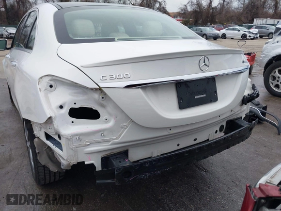 2017 Mercedes-Benz C 300 with VIN 55SWF4KB0HU210298, listed as a IAAI auction lot 41096804 with 95,790 mi miles and . Bid and sale history available at carsss.com. Image 6.