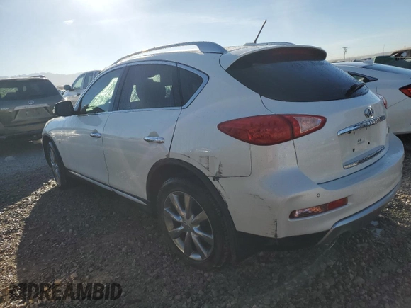 2017 Infiniti QX50 with VIN JN1BJ0RR5HM402997, listed as a Copart auction lot 72995384 with 115,626 mi miles and Salvage Title. Bid and sale history available at carsss.com. Image 2.