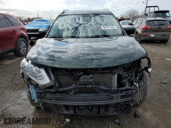 2019 Nissan Rogue S with VIN 5N1AT2MV6KC797056, listed as a Copart auction lot 50787335 with 131,485 mi miles and Salvage Title. Bid and sale history available at carsss.com. Image 5.