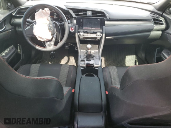 2017 Honda Civic Sedan Si with VIN 2HGFC1E59HH705500, listed as a Copart auction lot 50410235 with 50,703 mi miles and Salvage Title. Bid and sale history available at carsss.com. Image 8.