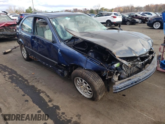 1998 BMW 3 Series 318tiA with VIN WBACG8328WKC84138, listed as a Copart auction lot 79162104 with 0 mi miles and Salvage Title. Bid and sale history available at carsss.com. Image 4.