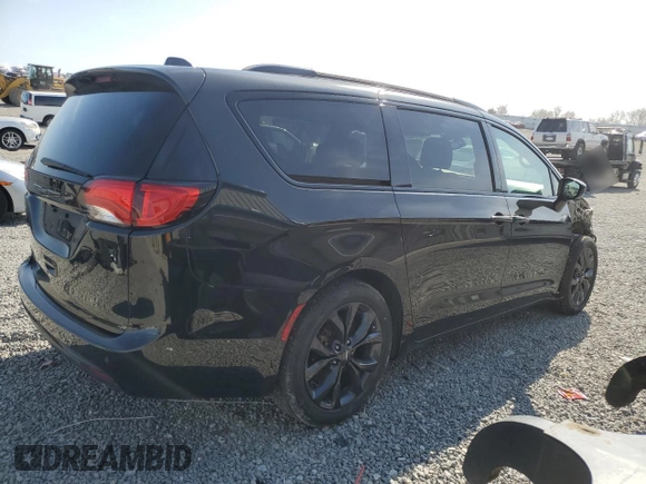 2020 Chrysler Pacifica Touring with VIN 2C4RC1FG1LR242086, listed as a Copart auction lot 50824185 with 105,779 mi miles and Salvage title. Bid and sale history available at DreamBid. Image 3.