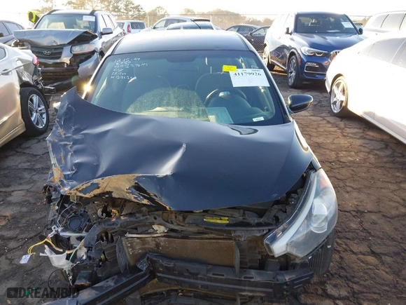2014 Kia Forte LX with VIN KNAFK4A69E5139677, listed as a IAAI auction lot 41179926 with 174,500 mi miles. Bid and sale history available at carsss.com. Image 12.