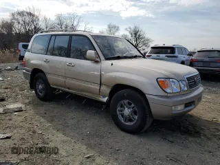 2002 Lexus LX 470 z VIN JTJHT00W323520240, wystawiony jako Copart lot #46495595 z przebiegiem 187 788 mil mil oraz Szkoda całkowita • Salvage title. Historia ofert i sprzedaży dostępna na DreamBid. Obrazek 4.