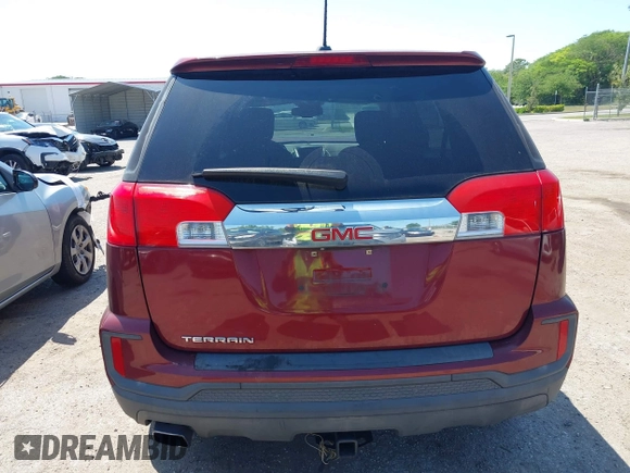 2016 GMC Terrain SLE with VIN 2GKALMEKXG6246461, listed as a IAAI auction lot 42003819 with 107,582 mi miles. Bid and sale history available at carsss.com. Image 16.