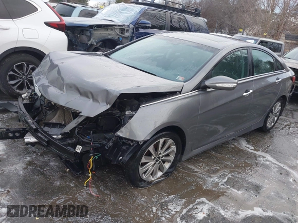 2014 Hyundai Sonata SE with VIN 5NPEC4AC5EH894598, listed as a IAAI auction lot 41242457 with 153,635 mi miles and . Bid and sale history available at DreamBid. Image 17.