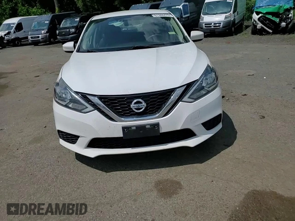 2017 Nissan Sentra SV with VIN 3N1AB7AP6HY363717, listed as a Copart auction lot 61388475 with 76,880 mi miles and Salvage title. Bid and sale history available at DreamBid. Image 13.