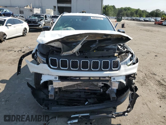 2023 Jeep Compass Latitude z VIN 3C4NJDBN6PT562209, wystawiony jako Copart lot #59638715 z przebiegiem 45 360 mil mil oraz Szkoda całkowita • Salvage title. Historia ofert i sprzedaży dostępna na DreamBid. Obrazek 5.
