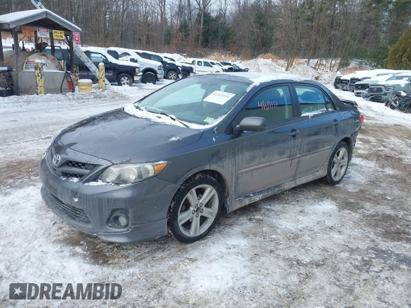 2013 Toyota Corolla L with VIN 2T1BU4EE7DC969248, listed as a IAAI auction lot 41315151 with 124,889 mi miles. Bid and sale history available at carsss.com. Image 2.