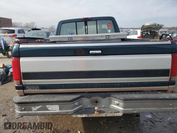 1995 Ford F-150 with VIN 1FTEX15N5SKA70760, listed as a Copart auction lot 43727735 with 295,723 mi miles and Salvage Title. Bid and sale history available at carsss.com. Image 6.