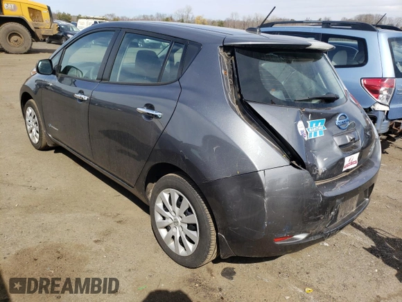 2017 Nissan LEAF SL with VIN 1N4BZ0CPXHC310552, listed as a Copart auction lot 45994683 with 45,270 mi miles. Bid and sale history available at carsss.com. Image 2.