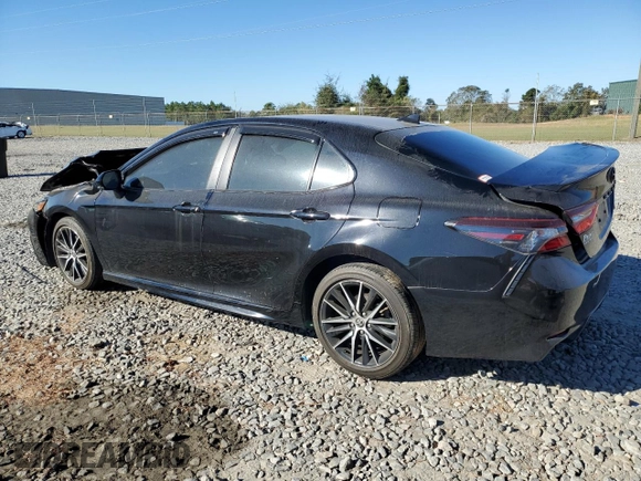 2022 Toyota Camry SE with VIN 4T1T11AK2NU044707, listed as a Copart auction lot 76313164 with 21,938 mi miles and Salvage Title. Bid and sale history available at DreamBid. Image 2.