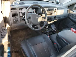 2007 Dodge Ram 2500 SLT with VIN 1D7KS28C57J553668, listed as a Copart auction lot 87590385 with 210,170 mi miles and Salvage Title. Bid and sale history available at carsss.com. Image 8.