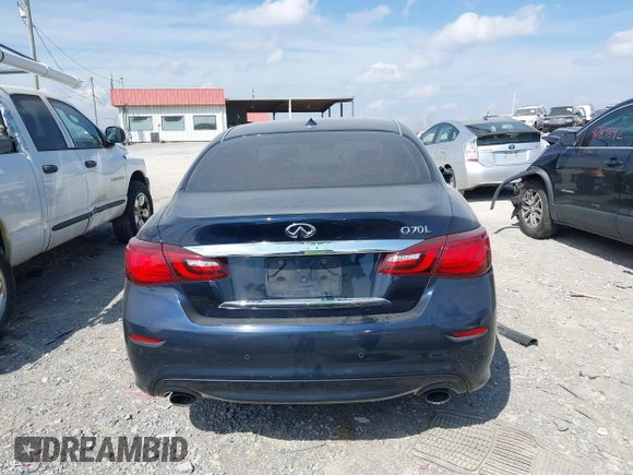 2015 Infiniti Q70 with VIN JN1BY1PP7FM601789, listed as a IAAI auction lot 41782519 with 140,158 mi miles and . Bid and sale history available at DreamBid. Image 17.