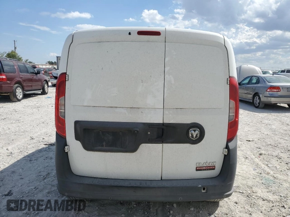 2016 Ram ProMaster City Cargo Tradesman with VIN ZFBERFAT1G6B00340, listed as a Copart auction lot 69649894 with 235,619 mi miles and Salvage Title. Bid and sale history available at DreamBid. Image 6.
