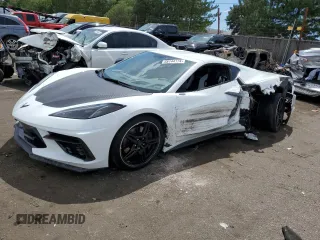 2023 Chevrolet Corvette 2LT with VIN 1G1YB2D40P5101955, listed as a Copart auction lot 68144174 with Not provided miles and Salvage title. Bid and sale history available at DreamBid. Image 1.