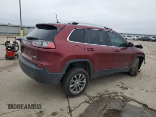2019 Jeep Cherokee Latitude Plus with VIN 1C4PJLLB5KD110581, listed as a Copart auction lot 47652045 with 80,902 mi miles and Salvage Title. Bid and sale history available at DreamBid. Image 3.