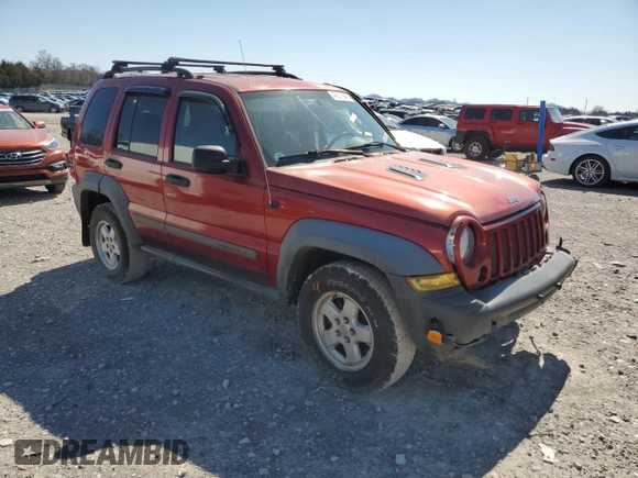 2007 Jeep Liberty Sport with VIN 1J4GL48K17W694962, listed as a Copart auction lot 49211845 with 205,023 mi miles and Clean Title. Bid and sale history available at DreamBid. Image 4.