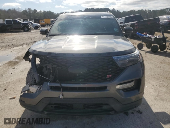 2020 Ford Explorer ST with VIN 1FM5K8GC2LGC22299, listed as a Copart auction lot 43443955 with 91,481 mi miles and Salvage Title. Bid and sale history available at DreamBid. Image 5.