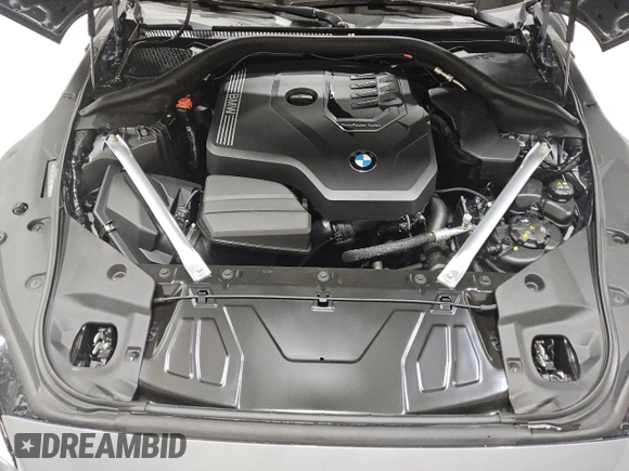 2025 BMW Z4 sDrive30i z VIN WBAHF3C04SWY38592, wystawiony jako Copart lot #55865365 z przebiegiem 11 980 mil mil oraz Tytuł czysty. Historia ofert i sprzedaży dostępna na DreamBid. Obrazek 11.