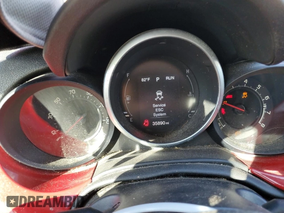2016 FIAT 500X Pop with VIN ZFBCFXAT8GP499700, listed as a Copart auction lot 79922134 with 35,890 mi miles and Salvage title. Bid and sale history available at DreamBid. Image 9.