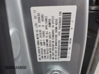 2012 Acura TSX z VIN JH4CU2F44CC021992, wystawiony jako Copart lot #62260215 z przebiegiem 113 707 mil mil oraz Szkoda całkowita • Salvage title. Historia ofert i sprzedaży dostępna na DreamBid. Obrazek 12.