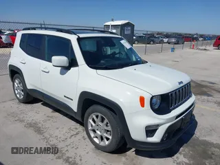 2021 Jeep Renegade Latitude with VIN ZACNJCBB0MPM98300, listed as a IAAI auction lot 41702436 with 54,381 mi miles and . Bid and sale history available at DreamBid. Image 1.