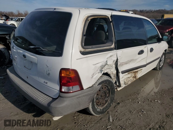 2002 Ford Windstar LX with VIN 2FMZA504X2BB27923, listed as a Copart auction lot 43939445 with 102,133 mi miles and Salvage Title. Bid and sale history available at carsss.com. Image 3.