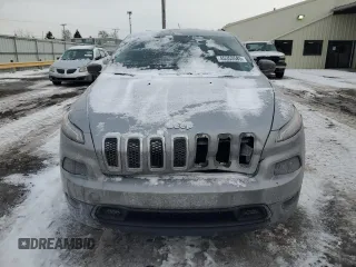 2014 Jeep Cherokee Sport with VIN 1C4PJLAB9EW149217, listed as a Copart auction lot 45353585 with 167,516 mi miles and Salvage Title. Bid and sale history available at DreamBid. Image 5.