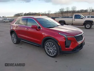 2024 Cadillac XT4 AWD Premium Luxury with VIN 1GYFZDR40RF102464, listed as a IAAI auction lot 41968335 with 25,676 mi miles and . Bid and sale history available at carsss.com. Image 1.