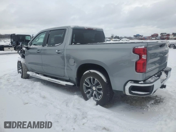 2023 Chevrolet Silverado 1500 LT with VIN 1GCUDDED8PZ234840, listed as a Copart auction lot 87032664 with 25,971 mi miles and Salvage Title. Bid and sale history available at carsss.com. Image 2.