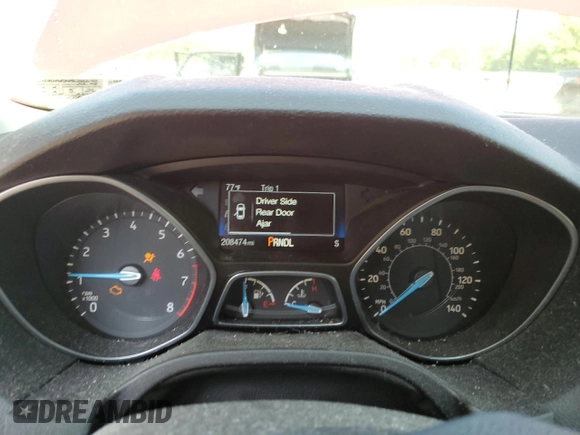 2017 Ford Focus SE with VIN 1FADP3F24HL286670, listed as a Copart auction lot 59462285 with 208,474 mi miles and Salvage title. Bid and sale history available at DreamBid. Image 9.